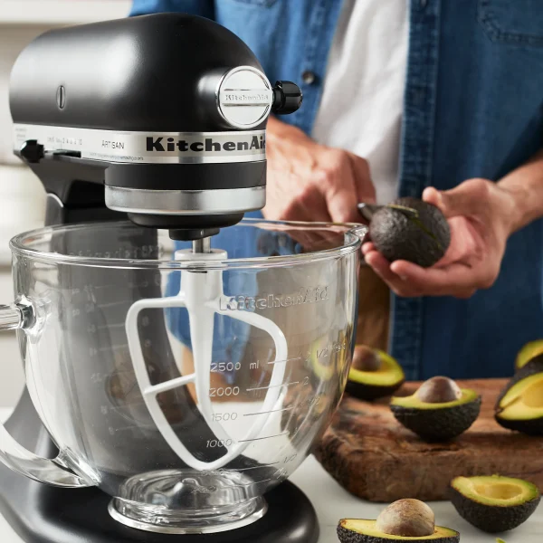 KitchenAid KAD Küchenmaschine Matte Black + Glasschüssel | 17340 5