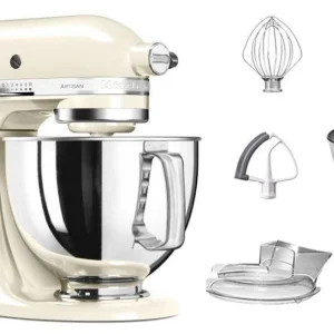 KitchenAid Küchenmaschine ARTISAN 175PS In Creme Mit Fleischwolf Aus Metall 13