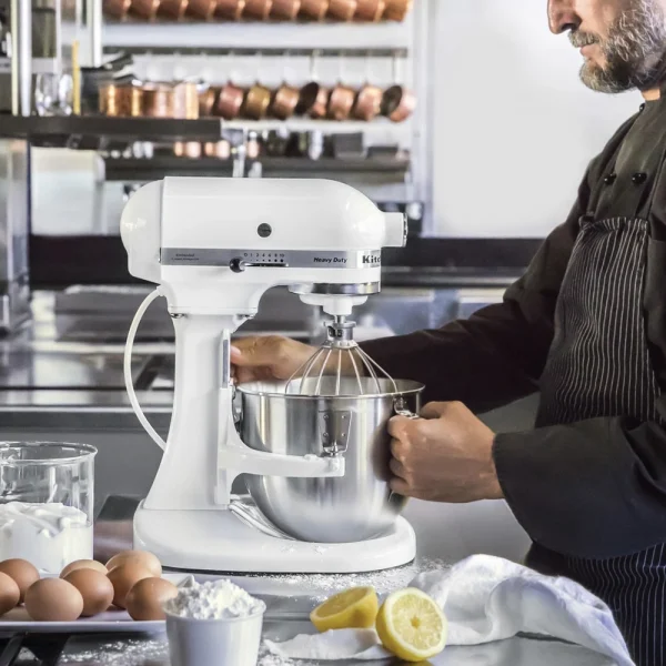 KitchenAid – Küchenmaschine 4,8 L HEAVY DUTY – Weiß 4