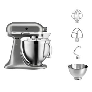 KitchenAid – Artisan Küchenmaschine 5KSM185PS – Medallion Silber 9