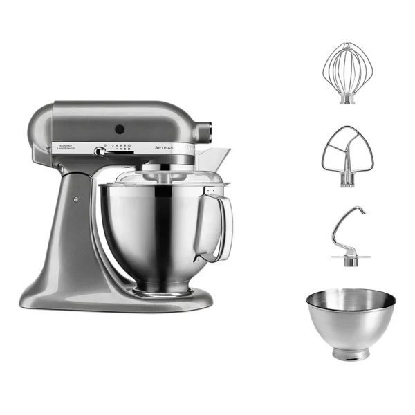 KitchenAid – Artisan Küchenmaschine 5KSM185PS – Medallion Silber 3