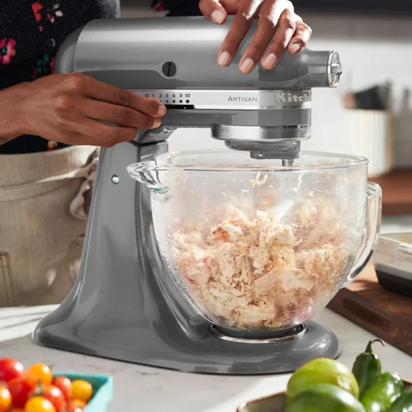 KitchenAid – Artisan Küchenmaschine 5KSM185PS – Medallion Silber 5