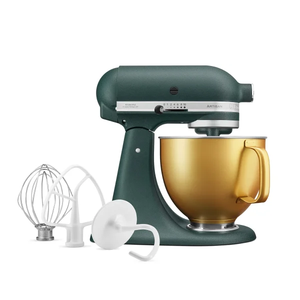 KitchenAid KAD 4.8L Artisan Küchenmaschine Limited Christmas, Pebble Palm With Gold Bowl | 40649 5