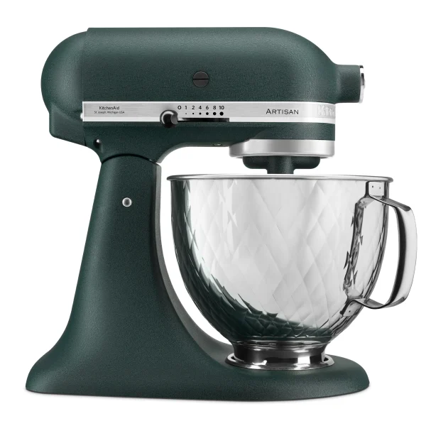 KitchenAid KAD 4.8L Artisan Küchenmaschine Limited Christmas, Pebble Palm + Gesteppte Metallschüssel | 40650 1
