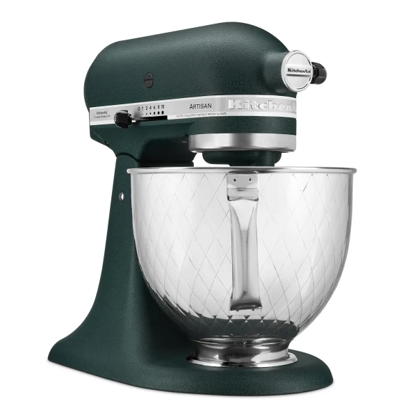 KitchenAid KAD 4.8L Artisan Küchenmaschine Limited Christmas, Pebble Palm + Gesteppte Metallschüssel | 40650 3