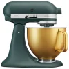 KitchenAid Küchenmaschine ARTISAN 156PS In Pebbled Palm Mit Goldener Schüssel 28