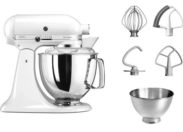 KitchenAid Küchenmaschine ARTISAN 175PS In Weiß, 4,8 L 1