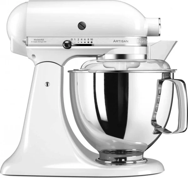 KitchenAid Küchenmaschine ARTISAN 175PS Weiß Kochprofi-Set 10