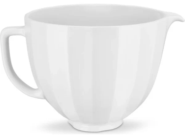KitchenAid Keramikschüssel In White Shell, 4,7 Liter 1