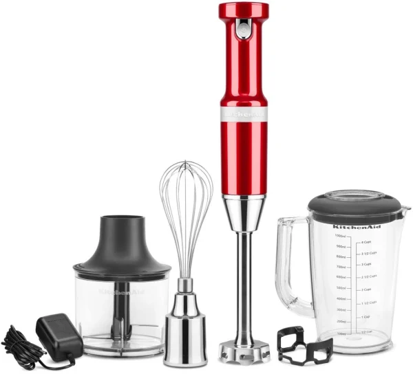 KitchenAid Kabelloser Stabmixer Artisan In Liebesapfelrot 1