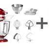 KitchenAid Küchenmaschine ARTISAN 175PS In Empire Rot Mit Nudelvorsatz 29