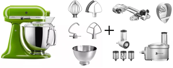 KitchenAid Küchenmaschine ARTISAN 175PS Matcha Fitness-Set 1
