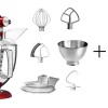 KitchenAid Küchenmaschine ARTISAN 175PS In Liebesapfelrot Mit Speiseeismaschine 31