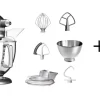 KitchenAid Küchenmaschine ARTISAN 175PS Medallion Silber Backprofi-Set 26