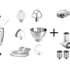 KitchenAid Küchenmaschine ARTISAN 175PS Medallion Silber Fitness-Set 16
