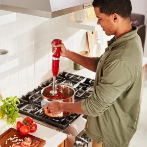 KitchenAid Kabelloser Stabmixer In Empire Rot 15