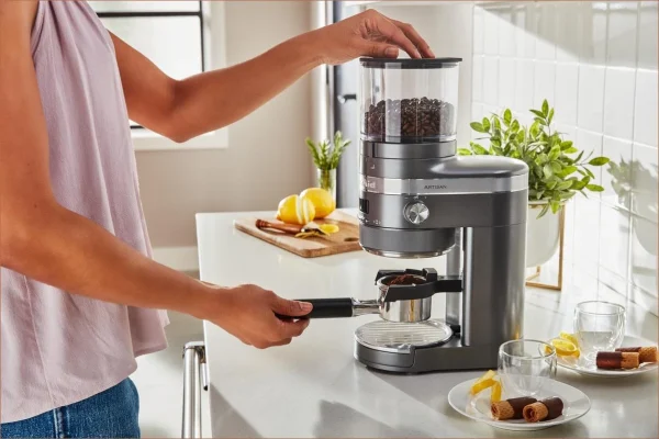 KitchenAid Kaffeemühle Artisan In Medallion Silber 7