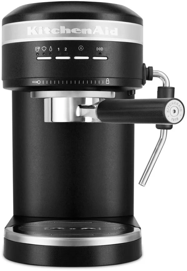 KitchenAid Halbautomatische Espressomaschine ARTISAN In Gusseisen Schwarz 1