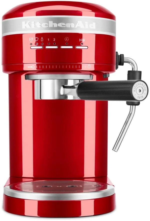 KitchenAid Halbautomatische Espressomaschine ARTISAN In Liebesapfelrot 1