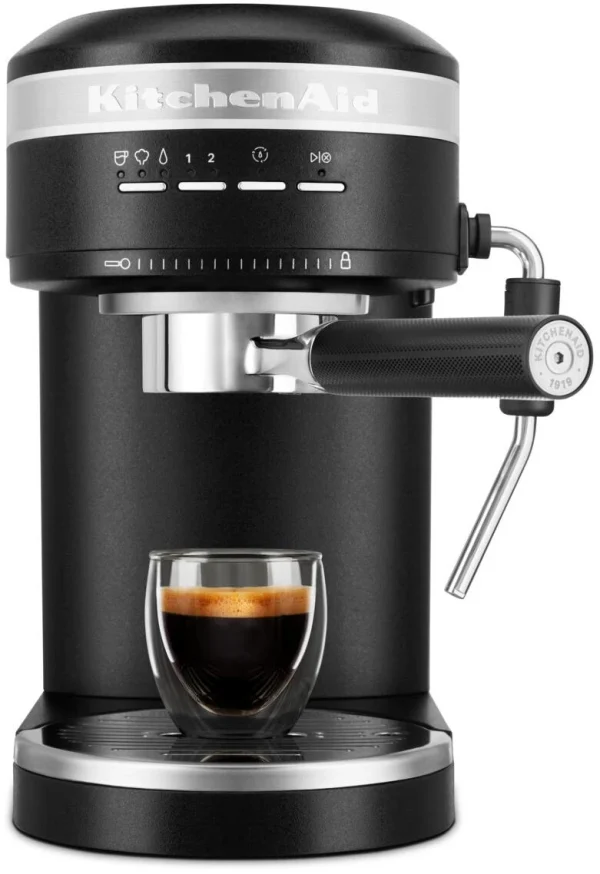 KitchenAid Halbautomatische Espressomaschine ARTISAN In Gusseisen Schwarz 3