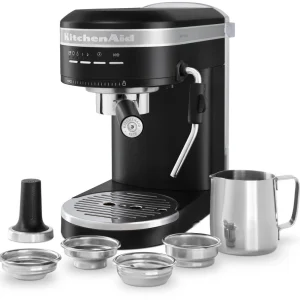 KitchenAid Halbautomatische Espressomaschine ARTISAN In Gusseisen Schwarz 17