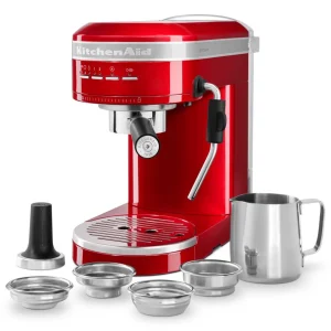 KitchenAid Halbautomatische Espressomaschine ARTISAN In Liebesapfelrot 19