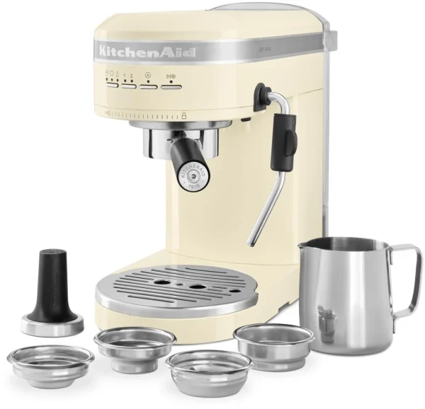 KitchenAid Halbautomatische Espressomaschine ARTISAN In Creme 6