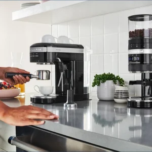 KitchenAid Halbautomatische Espressomaschine ARTISAN In Onyx Schwarz 21