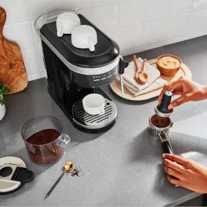 KitchenAid Halbautomatische Espressomaschine ARTISAN In Onyx Schwarz 19