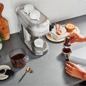 KitchenAid Halbautomatische Espressomaschine ARTISAN In Edelstahl 19