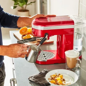 KitchenAid Halbautomatische Espressomaschine ARTISAN In Liebesapfelrot 23