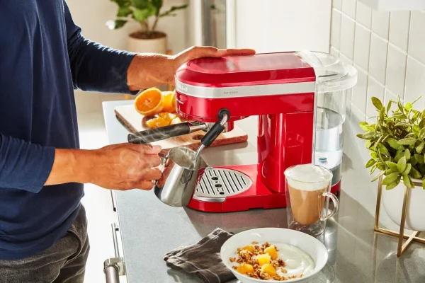KitchenAid Halbautomatische Espressomaschine ARTISAN In Liebesapfelrot 8